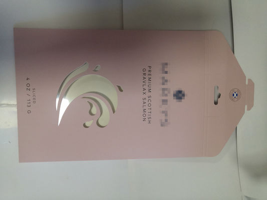 Enveloppe personnalisée pour la nourriture de saumon à l' eau à l' intérieur 4 oz / 8 oz