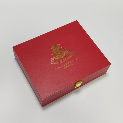 Coffret cadeau caviar de haute qualité en cuir PU avec logo feuille d'or pour étain 30g et 125g étanche