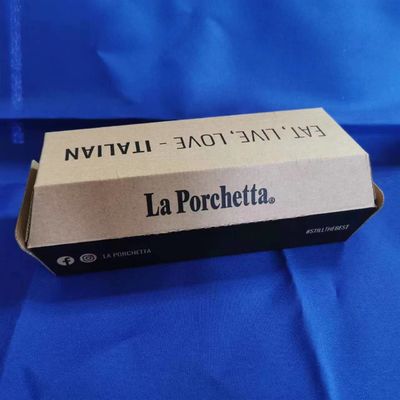 Boîte d'emballage cadeau en carton de fenêtre Option d'emballage de pizza appropriée offrant protection et visibilité pour les produits alimentaires