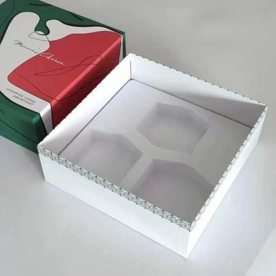 2024 nouveau design de fromage glace emballage boîte cadeau avec plateau intérieur blanc sensation de toucher doux sur la boîte