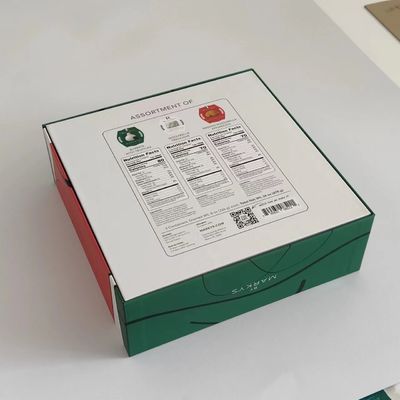 2024 nouveau design de fromage glace emballage boîte cadeau avec plateau intérieur blanc sensation de toucher doux sur la boîte