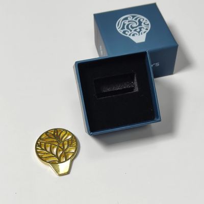 2024 Nouveau design Caviar boîte cadeau ouvre-boîte à clefs boîte cadeau avec logo 50x50x38mm
