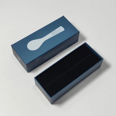 2024 Nouveau design cuillère à gommer de caviar Boîte cadeau avec logo 140x50x38mm