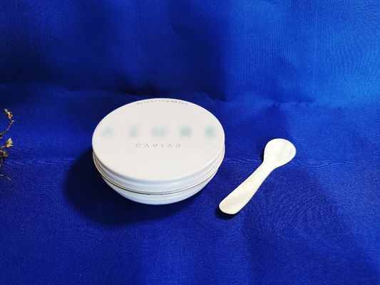 0.28 mm de qualité alimentaire en fer blanc Caviar Emballage vide Cannette en fer blanc 125g avec couvercle plat imprimé en couleur