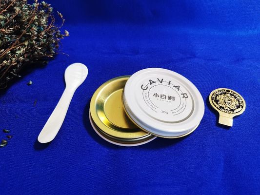 0.28mm Balises de qualité alimentaire Caviar Emballage sous vide Balises de 10 g avec imprimante