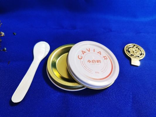 0.28mm Balises de qualité alimentaire Caviar Emballage sous vide Balises de 10 g avec imprimante