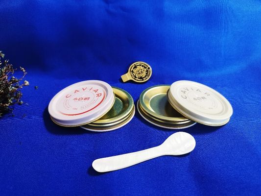0.28mm Balises de qualité alimentaire Caviar Emballage sous vide Balises de 10 g avec imprimante