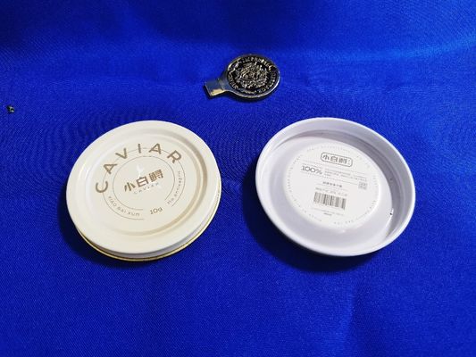 0.28mm Balises de qualité alimentaire Caviar Emballage sous vide Balises de 10 g avec imprimante