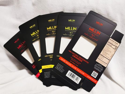 Boîte d'emballage en papier personnalisée avec une surface de vernis mate Parfaite pour les solutions d'emballage écologiques