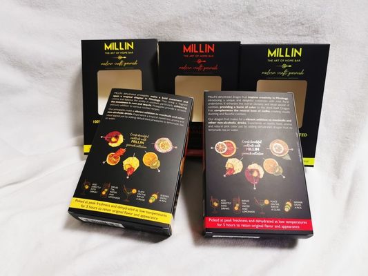Emballage de fruits secs en carton personnalisé boîte en carton avec imprimante offset UV