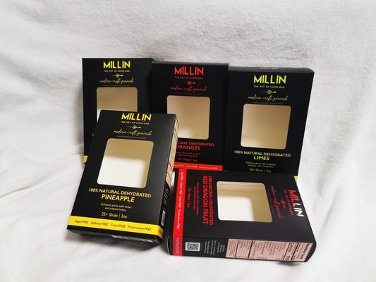 Emballage de fruits secs en carton personnalisé boîte en carton avec imprimante offset UV