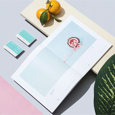 Des brochures de luxe en couleurs, des flyers publicitaires, des livres, un certificat FDA.