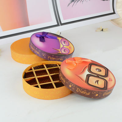 Boîtes cadeaux de chocolat vides personnalisées avec CMYK / Pantone ou couleur personnalisée