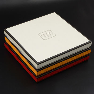Coffret cadeau en papier rigide personnalisé Lamination brillante pour les écharpes en soie