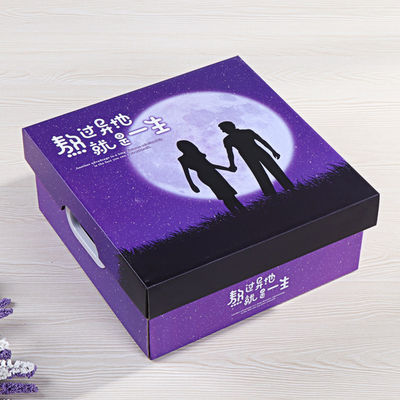 Boîtes d'emballage en carton de conception personnalisée pour les collations et les desserts de la Saint-Valentin