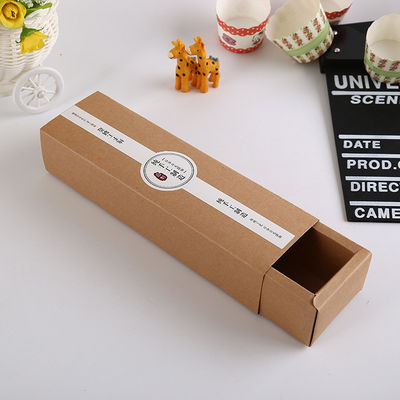 Boîte d'emballage alimentaire de style tiroir Boîte-cadeau à macarons facile à transporter et à ranger