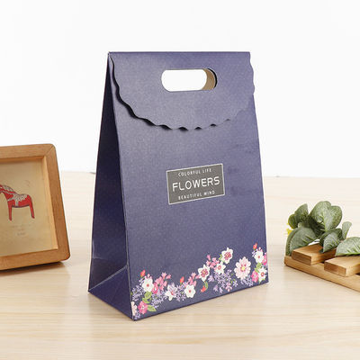Spots UV / Stamping à chaud Sac de magasinage en papier de détail Sac cadeau doux pour enfants