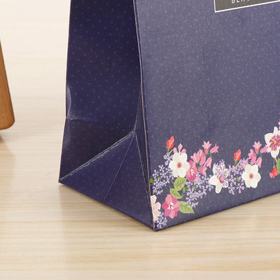 Spots UV / Stamping à chaud Sac de magasinage en papier de détail Sac cadeau doux pour enfants
