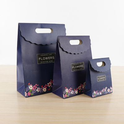 Spots UV / Stamping à chaud Sac de magasinage en papier de détail Sac cadeau doux pour enfants