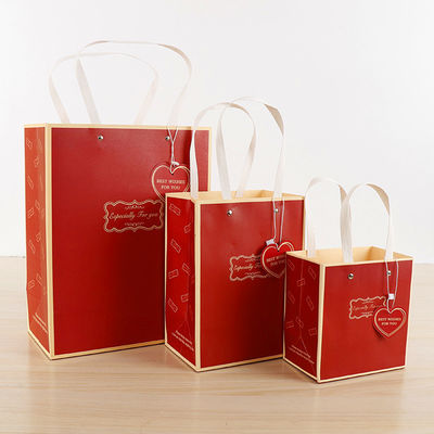 Sacs de magasinage en papier de grande capacité Sacs de transport Mat Lamination Finition de surface