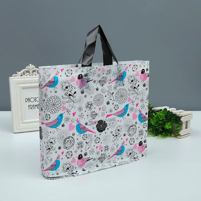 Centre commercial sacs en plastique imprimés sur mesure sac à main avec poignée 1-8 couleurs imprimées