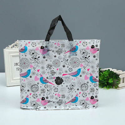 Centre commercial sacs en plastique imprimés sur mesure sac à main avec poignée 1-8 couleurs imprimées