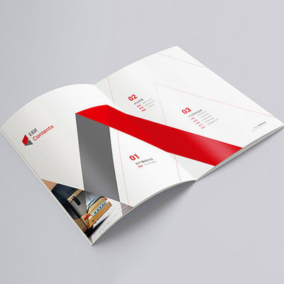 Papier à couverture douce Brochures en couleurs, Impression de cartes de visite sur mesure ISO 9001 Approuvé