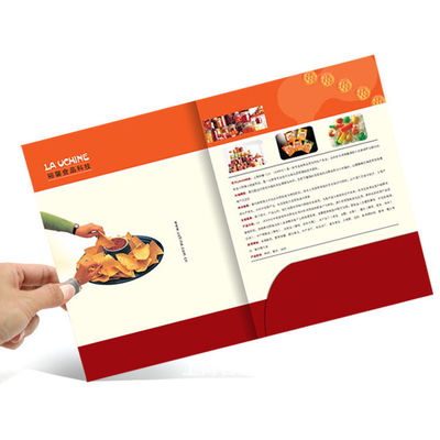 Brochures en couleur de taille A4 Carte de poche en carton