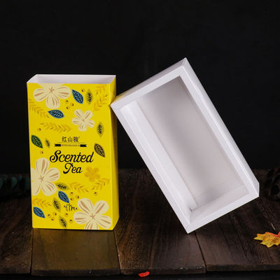 Boîte d' emballage alimentaire imprimée sur mesure, boîte de tiroir en papier léger pour le thé
