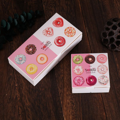 Boîte d' emballage de donuts et de pain avec tiroir, boîte d' emballage de collations recyclée