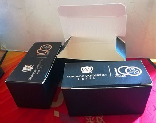 Petite boîte de papier alimentaire pliable au chocolat