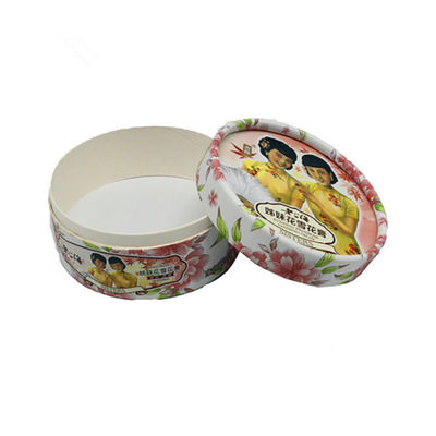 Conception personnalisée soins de la peau Ronde boîte cadeau en papier rigide Emballage Container artisanal