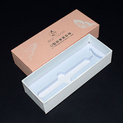 Taille personnalisée Massage Bar de beauté Boîte cadeau en papier rigide avec plateau intérieur Eva