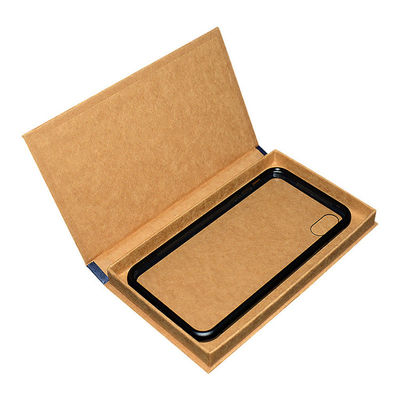 Logo personnalisé Carton papier artisanal Boîte d'emballage Téléphone portable Shell Produits électroniques