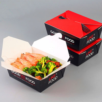 Boîte d' emballage papier pour les repas à emporter, mini-boîtes d' emballage de détail