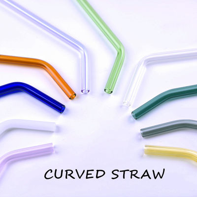 Résistant à la chaleur et à la boisson Borosilicate verre paille écologique