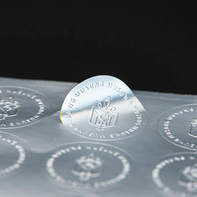 Autocollants pour étiquettes de logos 3D CMYK en relief étanche pour les cosmétiques