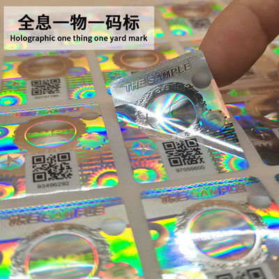 Étiquette anti-contrefaçon électronique avec code QR étanche à l'eau