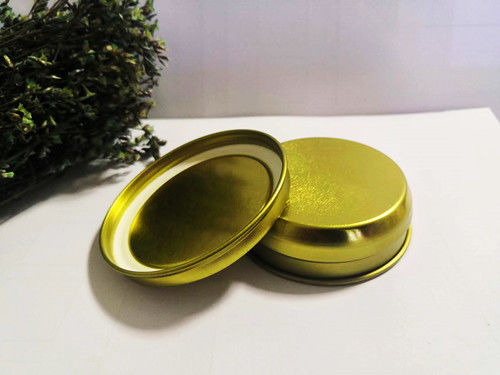 0.28 mm de qualité alimentaire en fer blanc caviar emballage sous vide boîte vide 50g