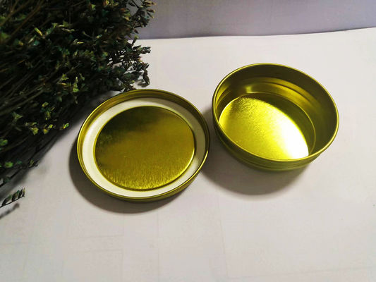 0.28 mm de qualité alimentaire en fer blanc caviar emballage sous vide boîte vide 50g